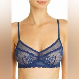 Jason Wu blue lace unlined bralette NWT size S
